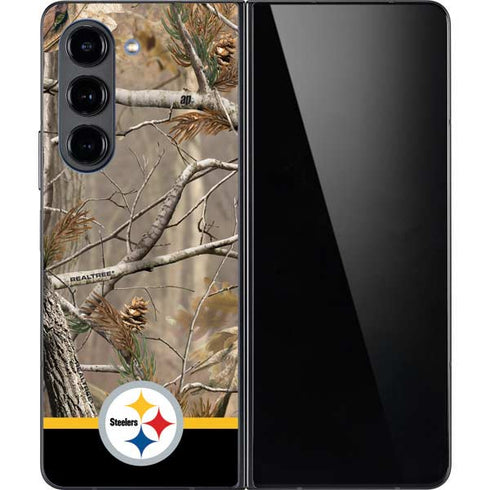 NFL Realtree Camo Pittsburgh Steelers Galaxy Z Fold5 5G Skin