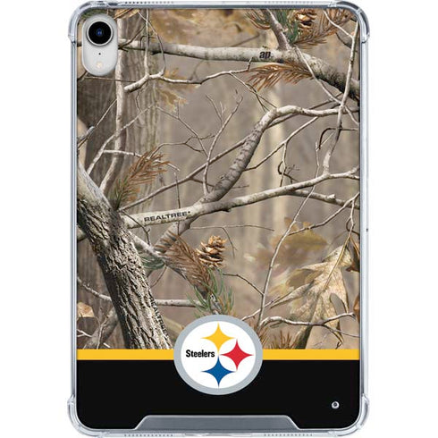 NFL Realtree Camo Pittsburgh Steelers iPad 11th Gen (2025) Clear Case