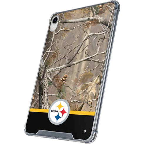 NFL Realtree Camo Pittsburgh Steelers iPad 11th Gen (2025) Clear Case