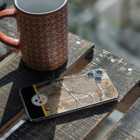 NFL Realtree Camo Pittsburgh Steelers iPhone 11 Pro Skin