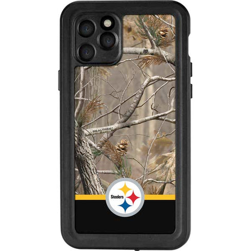 NFL Realtree Camo Pittsburgh Steelers iPhone 11 Pro Waterproof Case