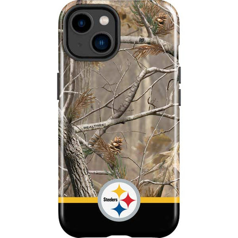 NFL Realtree Camo Pittsburgh Steelers iPhone 15 Impact Case