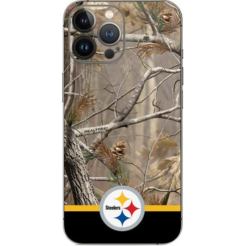 NFL Realtree Camo Pittsburgh Steelers iPhone 15 Pro Max Skin