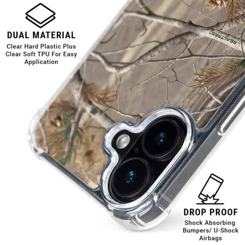 NFL Realtree Camo Pittsburgh Steelers iPhone 16 Plus Clear Case