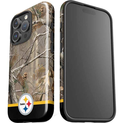 NFL Realtree Camo Pittsburgh Steelers iPhone 16 Pro Impact Case
