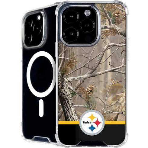 NFL Realtree Camo Pittsburgh Steelers iPhone 16 Pro MagSafe Case