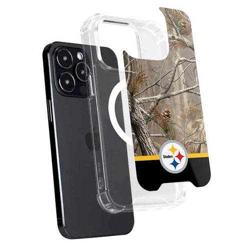 NFL Realtree Camo Pittsburgh Steelers iPhone 16 Pro Max MagSafe Case