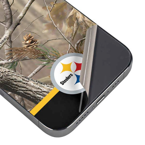 NFL Realtree Camo Pittsburgh Steelers iPhone 16 Pro Max Skin