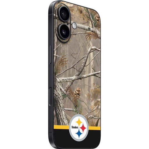 NFL Realtree Camo Pittsburgh Steelers iPhone 16 Skin