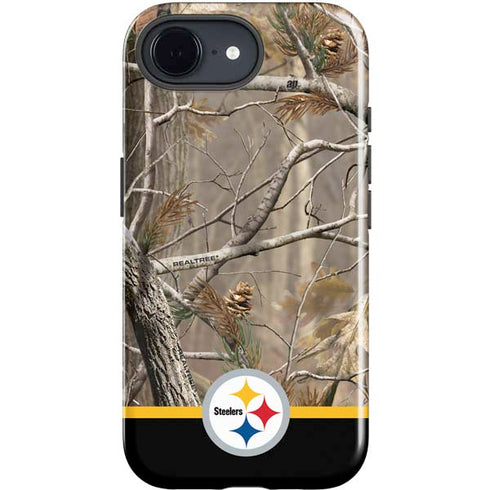 NFL Realtree Camo Pittsburgh Steelers iPhone 16e Impact Case