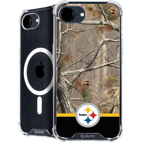 NFL Realtree Camo Pittsburgh Steelers iPhone 16e MagSafe Case