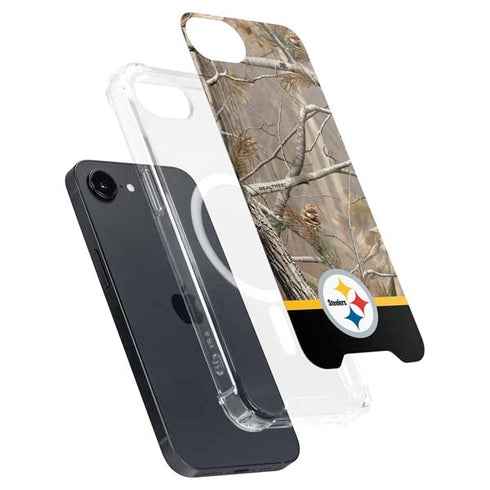NFL Realtree Camo Pittsburgh Steelers iPhone 16e MagSafe Case
