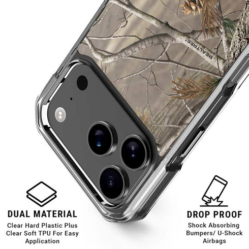 NFL Realtree Camo Pittsburgh Steelers iPhone 18 Pro Clear Case
