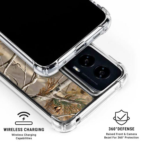 NFL Realtree Camo Pittsburgh Steelers Moto G Power 5G (2024) Clear Case
