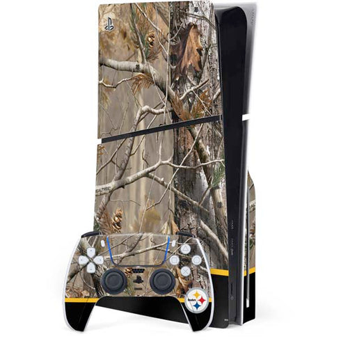 NFL Realtree Camo Pittsburgh Steelers PlayStation PS5 Skins