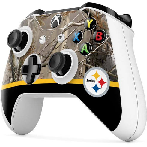 NFL Realtree Camo Pittsburgh Steelers Xbox One S All-Digital Edition Bundle Skin
