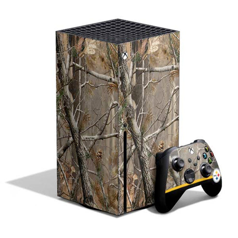 NFL Realtree Camo Pittsburgh Steelers Xbox Series X Skins