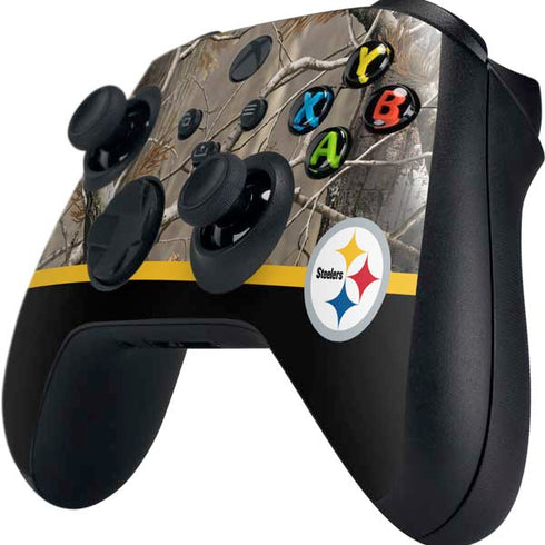NFL Realtree Camo Pittsburgh Steelers Xbox Series X Controller Skin