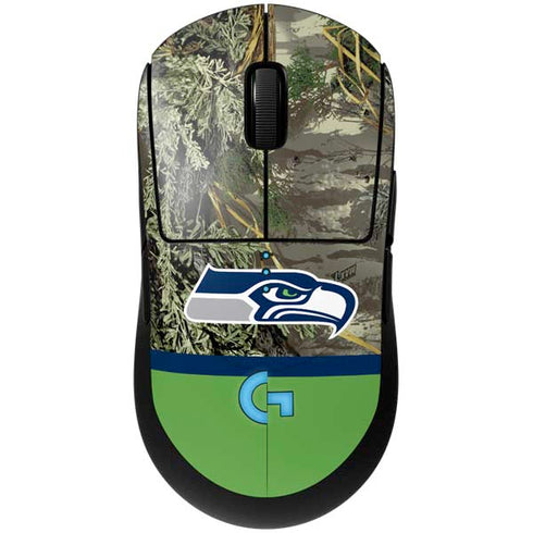 NFL Realtree Camo Seattle Seahawks G Pro Wireless Gaming Mouse Skin