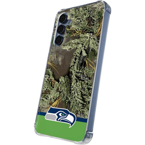 NFL Realtree Camo Seattle Seahawks Galaxy A35 5G Clear Case