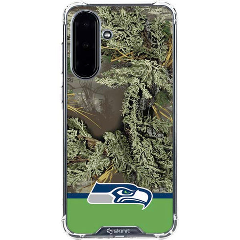 NFL Realtree Camo Seattle Seahawks Galaxy A36 5G Clear Case