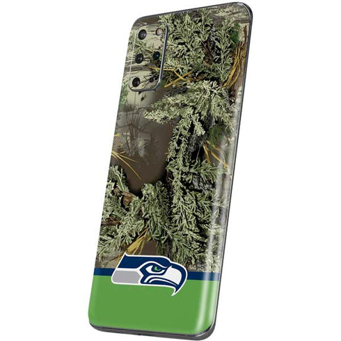 NFL Realtree Camo Seattle Seahawks Galaxy S20 Plus Skin