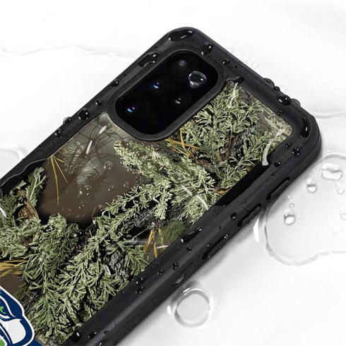 NFL Realtree Camo Seattle Seahawks Galaxy S20 Plus Waterproof Case