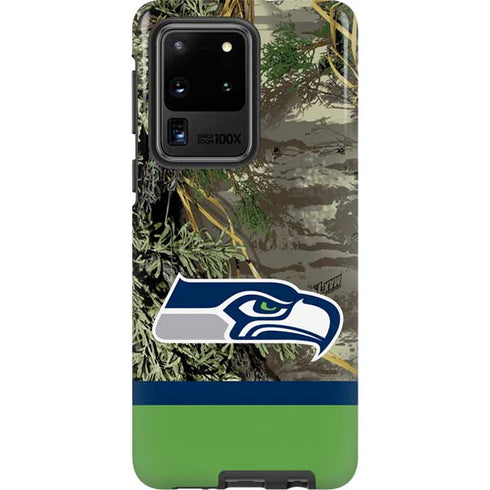 NFL Realtree Camo Seattle Seahawks Galaxy S20 Ultra 5G Pro Case