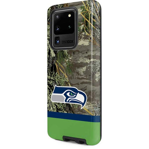 NFL Realtree Camo Seattle Seahawks Galaxy S20 Ultra 5G Pro Case