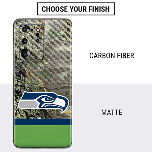 NFL Realtree Camo Seattle Seahawks Galaxy S20 Ultra 5G Skin