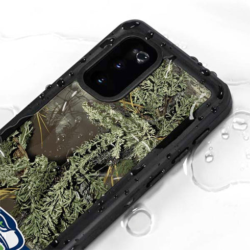 NFL Realtree Camo Seattle Seahawks Galaxy S20 Waterproof Case