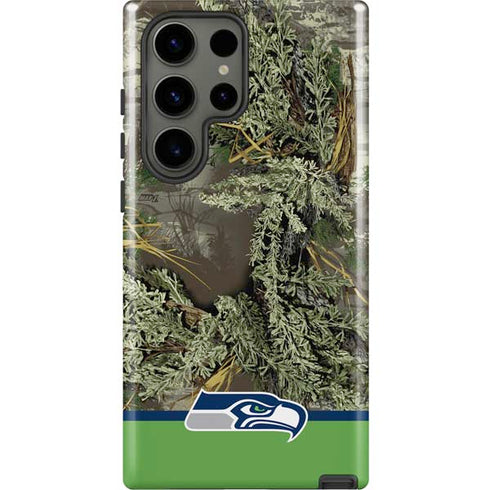 NFL Realtree Camo Seattle Seahawks Galaxy S23 Ultra Pro Case