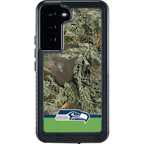 NFL Realtree Camo Seattle Seahawks Galaxy S24 Plus Waterproof Case