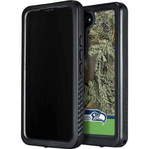 NFL Realtree Camo Seattle Seahawks Galaxy S24 Plus Waterproof Case