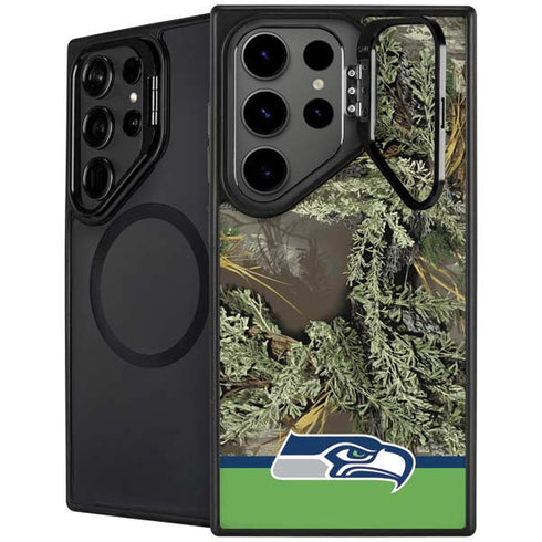 NFL Realtree Camo Seattle Seahawks Galaxy S24 Ultra Kickstand Case