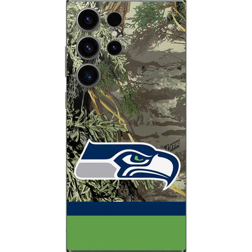 NFL Realtree Camo Seattle Seahawks Galaxy S25 Ultra Skin