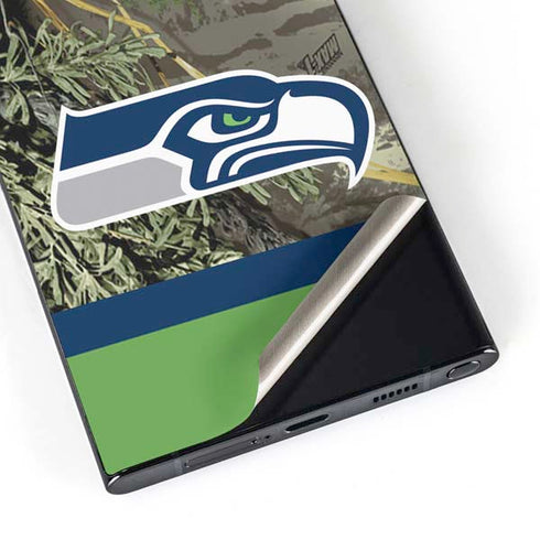 NFL Realtree Camo Seattle Seahawks Galaxy S25 Ultra Skin