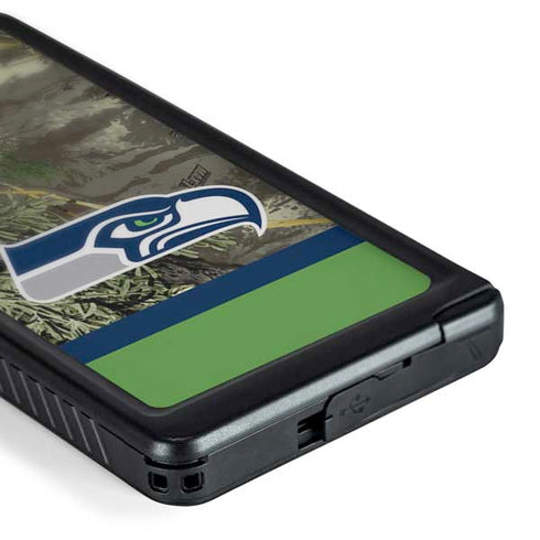 NFL Realtree Camo Seattle Seahawks Galaxy S24 Ultra Waterproof Case