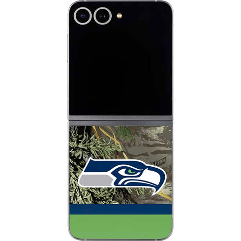 NFL Realtree Camo Seattle Seahawks Galaxy Z Flip6 Skin