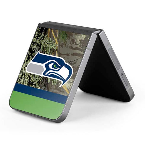 NFL Realtree Camo Seattle Seahawks Galaxy Z Flip6 Skin