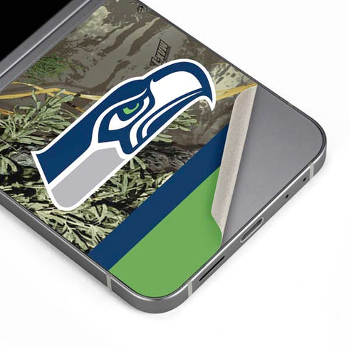 NFL Realtree Camo Seattle Seahawks Galaxy Z Flip6 Skin