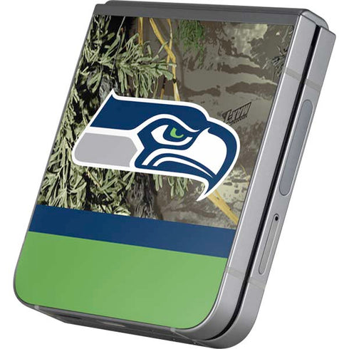 NFL Realtree Camo Seattle Seahawks Galaxy Z Flip6 Skin