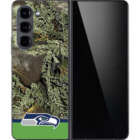 NFL Realtree Camo Seattle Seahawks Galaxy Z Fold5 5G Skin