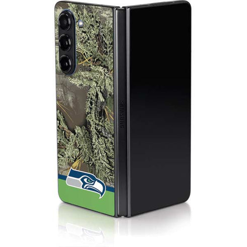 NFL Realtree Camo Seattle Seahawks Galaxy Z Fold5 5G Skin