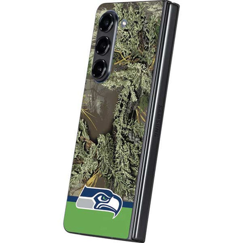NFL Realtree Camo Seattle Seahawks Galaxy Z Fold5 5G Skin