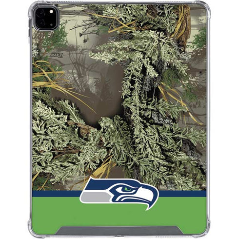 NFL Realtree Camo Seattle Seahawks iPad Pro 12.9in (2020) Clear Case
