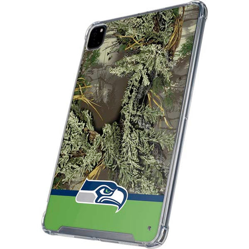 NFL Realtree Camo Seattle Seahawks iPad Pro 12.9in (2020) Clear Case