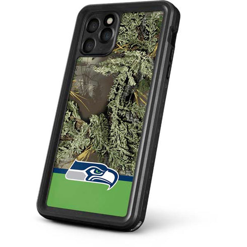 NFL Realtree Camo Seattle Seahawks iPhone 11 Pro Waterproof Case