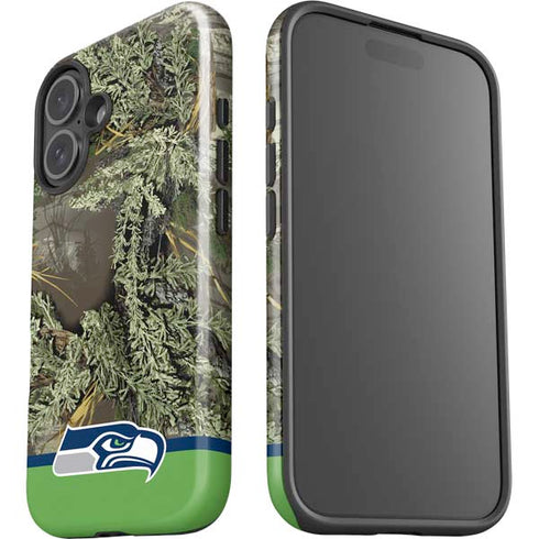 NFL Realtree Camo Seattle Seahawks iPhone 16 Plus Impact Case