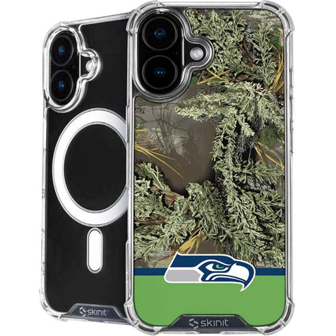 NFL Realtree Camo Seattle Seahawks iPhone 16 Plus MagSafe Case
